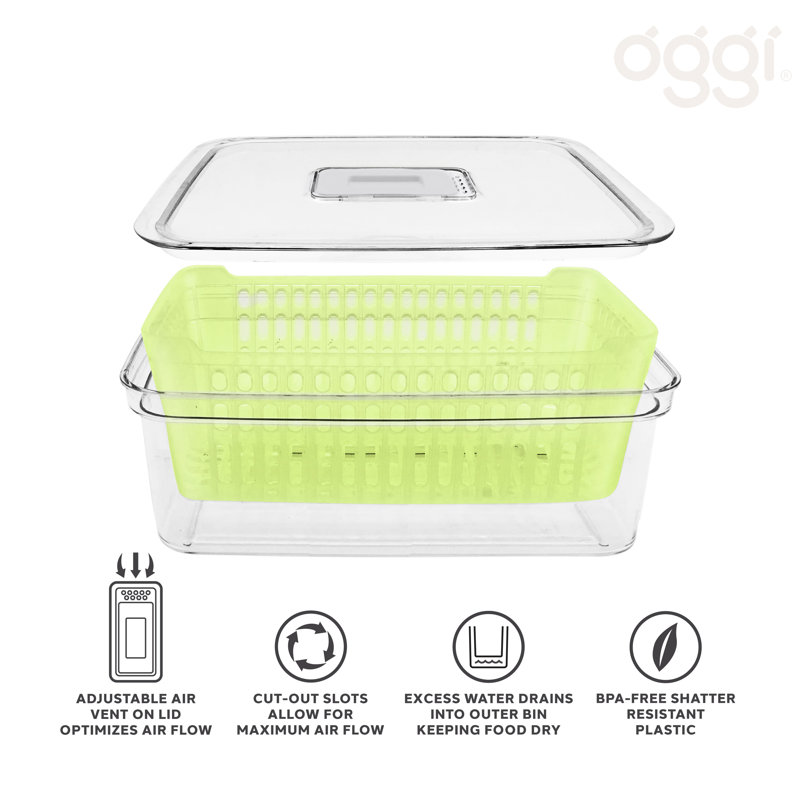 OGGI Neat Store Fresh Fruit & Veggie Bin Wayfair